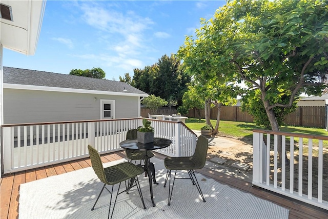 14911 Van Buren Ave, Gardena, CA 90247 - view of patio with a deck and outdoor dining space