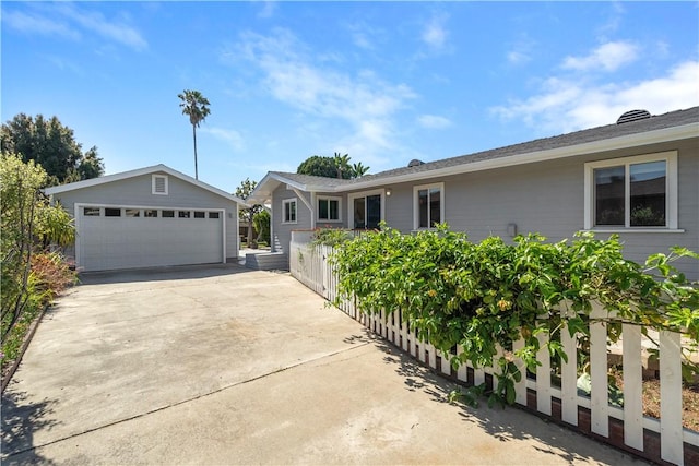 14911 Van Buren Ave, Gardena, CA 90247 - ranch-style house with an outdoor structure and a garage