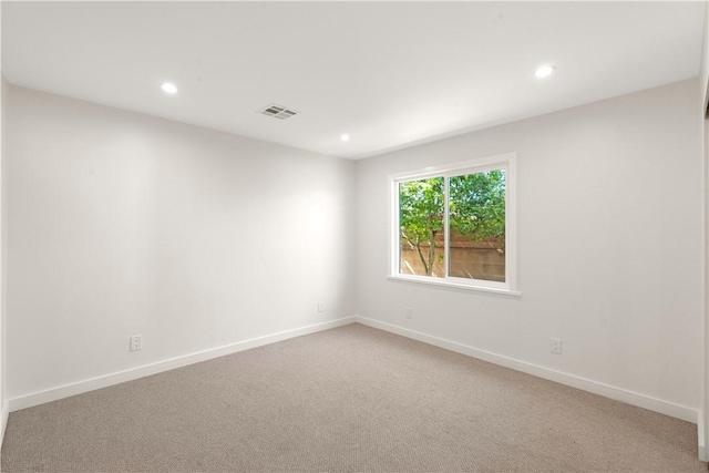 14911 Van Buren Ave, Gardena, CA 90247 - empty room featuring recessed lighting, light colored carpet, and baseboards