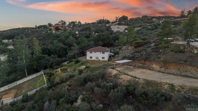 20591 Sycamore Springs Rd, Jamul, CA 91935 - view of aerial view at dusk