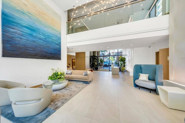 510 First Ave Unit 402, San Diego, CA 92101 - community lobby featuring a high ceiling