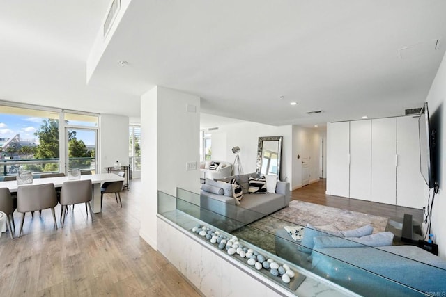 510 First Ave Unit 402, San Diego, CA 92101 - living area with light wood-style floors