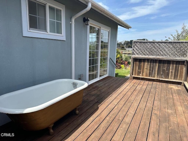 944 Stewart St, Fort Bragg, CA 95437 - view of wooden deck