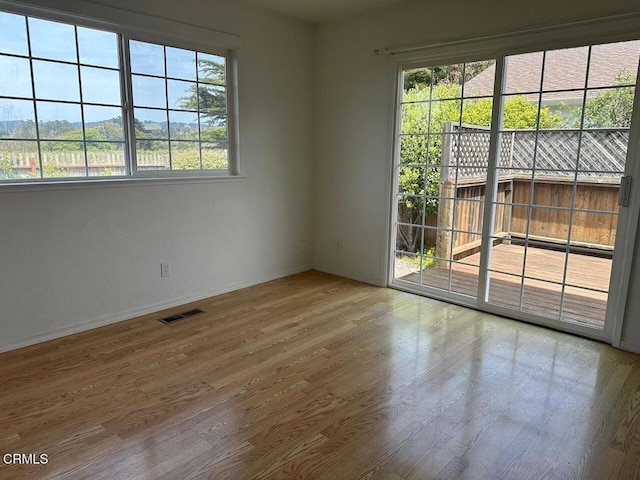 944 Stewart St, Fort Bragg, CA 95437 - empty room with wood finished floors and baseboards