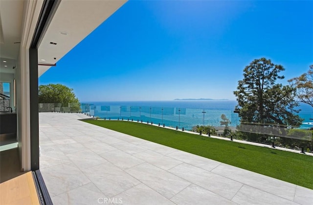 31 N Vista De Catalina, Laguna Beach, CA 92651 - view of patio featuring a water view