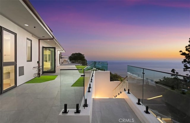 31 N Vista De Catalina, Laguna Beach, CA 92651 - balcony at dusk with a water view