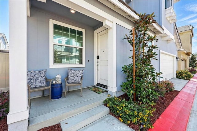 1782 Park Place Ln, Riverside, CA 92501 - doorway to property with covered porch and a garage