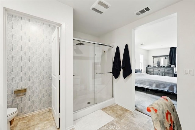 1782 Park Place Ln, Riverside, CA 92501 - ensuite bathroom featuring a shower stall and baseboards