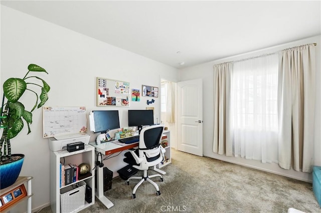 1782 Park Place Ln, Riverside, CA 92501 - office area featuring carpet floors