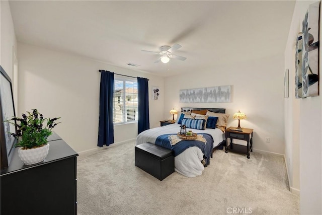1095 W Buttercup Ln, Rialto, CA 92376 - bedroom featuring carpet floors, baseboards, and ceiling fan
