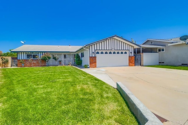 817 Cedar Ave, Chula Vista, CA 91911 - single story home featuring board and batten siding, brick siding, an attached garage, and concrete driveway