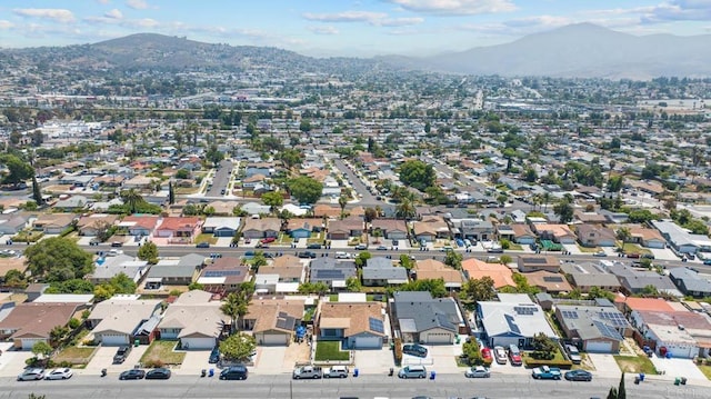 865 Worthington St, San Diego, CA 92114 - aerial view of property and surrounding area with mountains