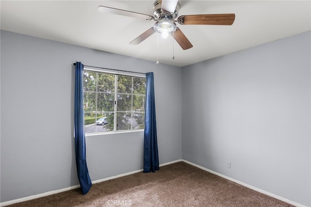 4950 N Treanor Ave, Covina, CA 91724 - carpeted empty room with ceiling fan and baseboards