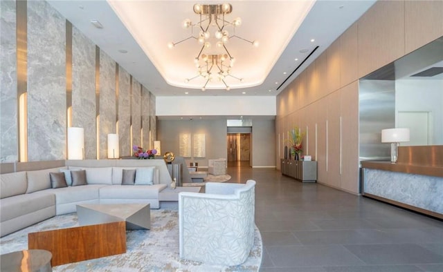 877 Francisco St Unit 1002, Los Angeles, CA 90017 - building lobby with a towering ceiling