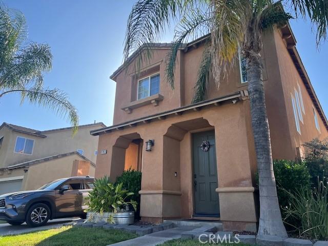 3762 Segovia Dr, Perris, CA 92571 - view of front of house featuring stucco siding