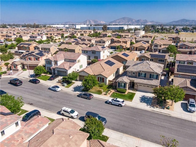 15345 Chive Ln, Fontana, CA 92336 - aerial perspective of suburban area with mountains