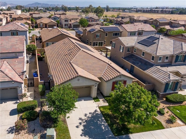 15345 Chive Ln, Fontana, CA 92336 - aerial view of residential area with a mountain backdrop