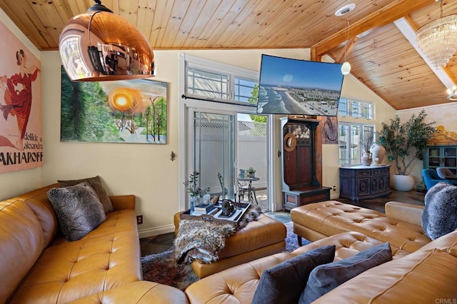 2042 Pheasant Run, Fallbrook, CA 92028 - living room with wood ceiling and healthy amount of natural light