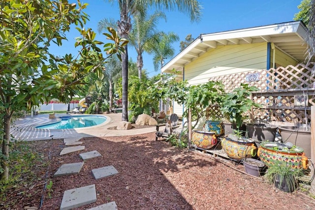 2042 Pheasant Run, Fallbrook, CA 92028 - view of yard featuring an outdoor pool and a patio area
