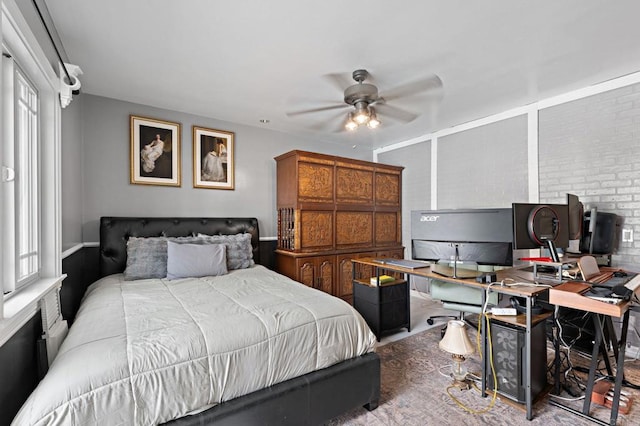 2042 Pheasant Run, Fallbrook, CA 92028 - bedroom featuring a desk and ceiling fan