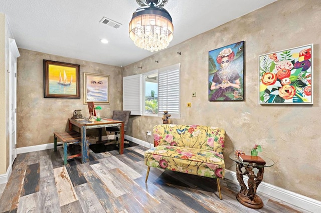 2042 Pheasant Run, Fallbrook, CA 92028 - dining room with wood finished floors and a chandelier