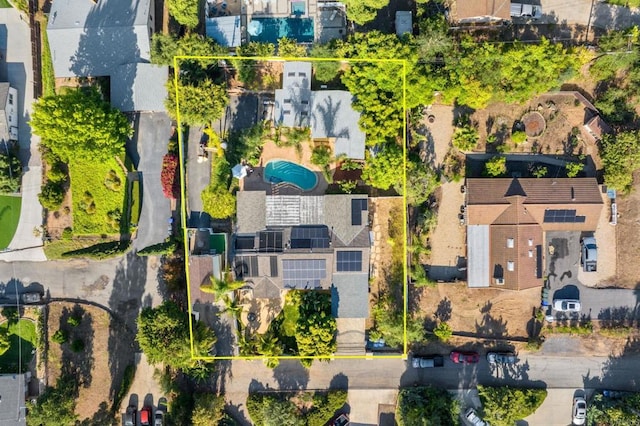 2042 Pheasant Run, Fallbrook, CA 92028 - aerial overview of property's location featuring property boundaries highlighted