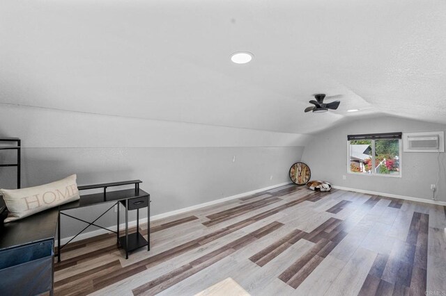 2042 Pheasant Run, Fallbrook, CA 92028 - additional living space featuring vaulted ceiling, wood finished floors, and a textured ceiling