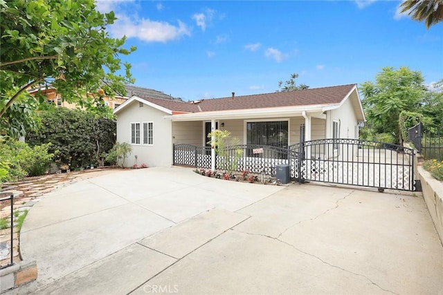 406 E Graves Ave, Monterey Park, CA 91755 - ranch-style house with a gate and stucco siding