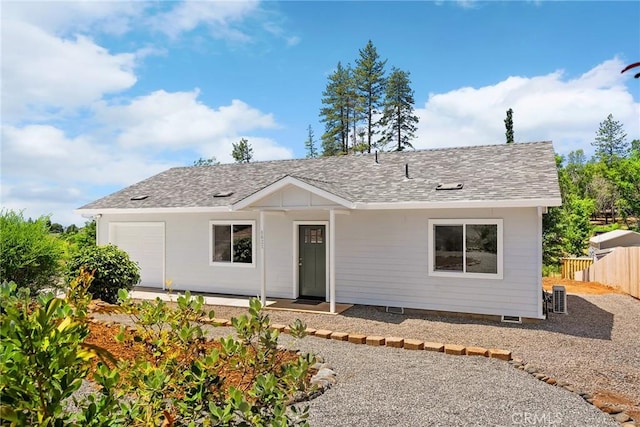 5821 Copeland Rd, Paradise, CA 95969 - single story home featuring an attached garage and roof with shingles