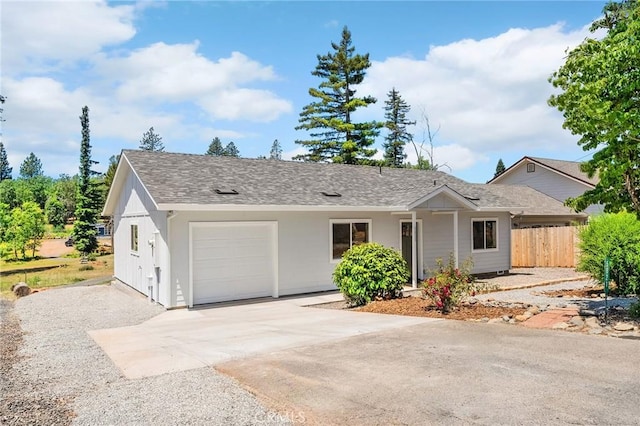 5821 Copeland Rd, Paradise, CA 95969 - single story home with driveway, a garage, and roof with shingles