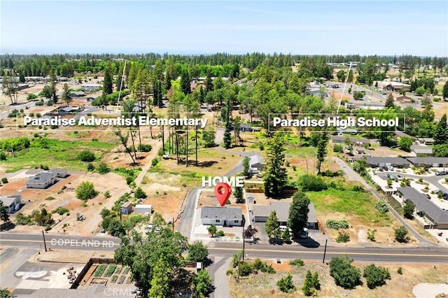 5821 Copeland Rd, Paradise, CA 95969 - aerial perspective of suburban area