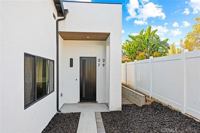5275 Lynridge Dr, Yorba Linda, CA 92886 - doorway to property with stucco siding