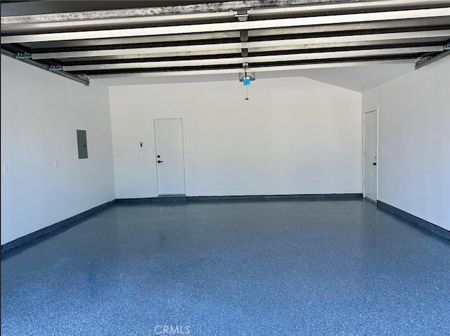5275 Lynridge Dr, Yorba Linda, CA 92886 - garage with electric panel and baseboards