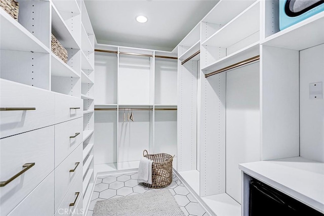 1436 N Detroit St Unit 2, Los Angeles, CA 90046 - walk in closet with light tile patterned floors
