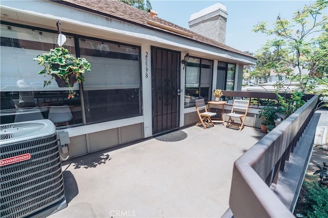 25598 Mont Pointe Unit 4E, Lake Forest, CA 92630 - view of patio / terrace with central air condition unit