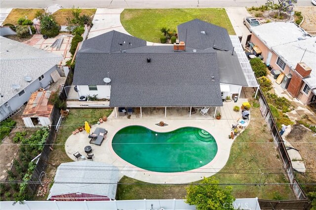 12438 Lambert Cir, Garden Grove, CA 92841 - view of subject property featuring a pool area