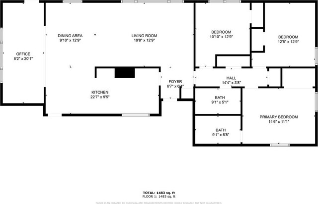 12438 Lambert Cir, Garden Grove, CA 92841 - floor plan / room layout
