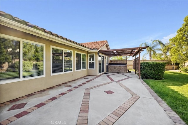 6752 Laurelbrook Dr, Riverside, CA 92506 - view of patio with a pergola
