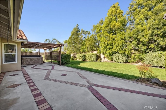 6752 Laurelbrook Dr, Riverside, CA 92506 - view of patio with a pergola