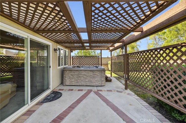 6752 Laurelbrook Dr, Riverside, CA 92506 - view of patio / terrace with a pergola