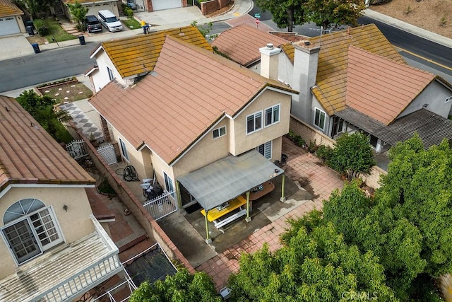 6678 Wrangler Rd, Chino Hills, CA 91709 - view from above of property