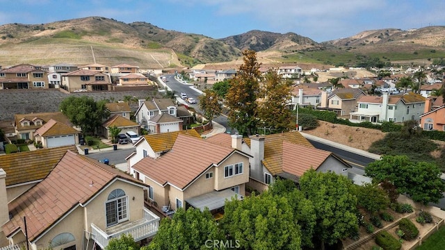 6678 Wrangler Rd, Chino Hills, CA 91709 - aerial view of residential area featuring mountains