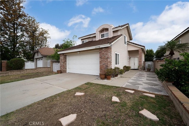 6678 Wrangler Rd, Chino Hills, CA 91709 - traditional home with concrete driveway, a tiled roof, and a garage