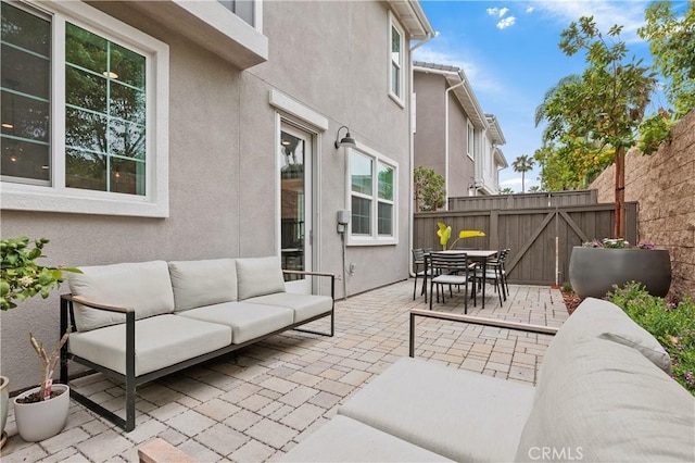 1146 E Cove Pl, Encinitas, CA 92024 - view of patio / terrace featuring outdoor lounge area and outdoor dining area