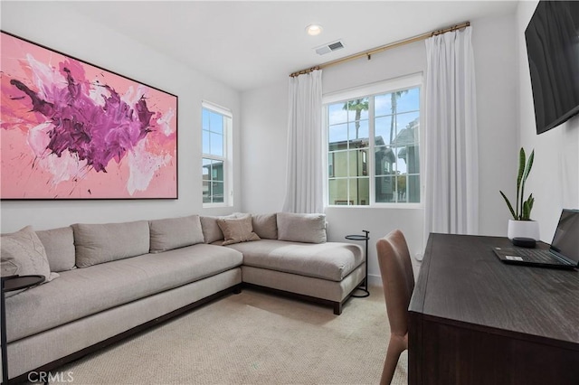 1146 E Cove Pl, Encinitas, CA 92024 - home office featuring light carpet
