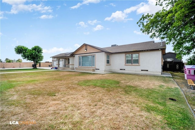 13271 Garzoli Ave, Mcfarland, CA 93250 - rear view of house with crawl space