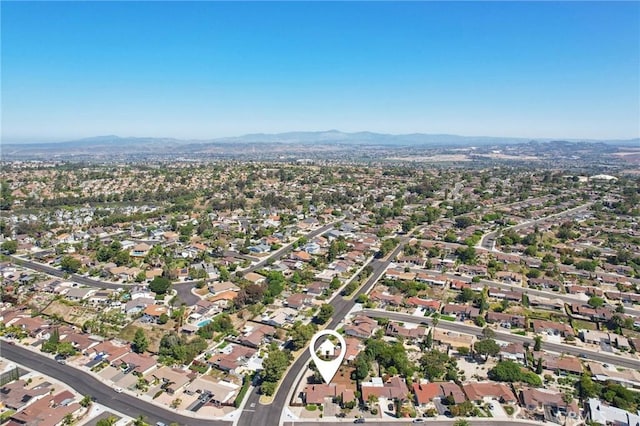 4708 Sunrise Rdg, Oceanside, CA 92056 - aerial overview of property's location with mountains and nearby suburban area