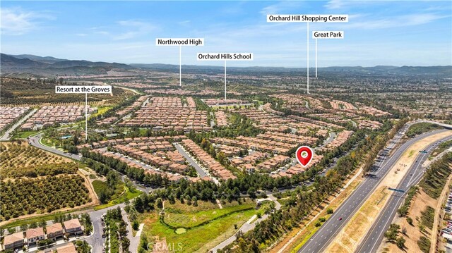 46 Shadybend, Irvine, CA 92602 - bird's eye view of a mountainous background