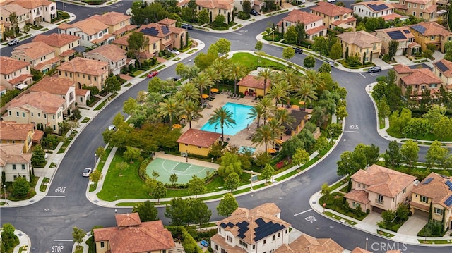 46 Shadybend, Irvine, CA 92602 - aerial view of property's location featuring nearby suburban area and a pool