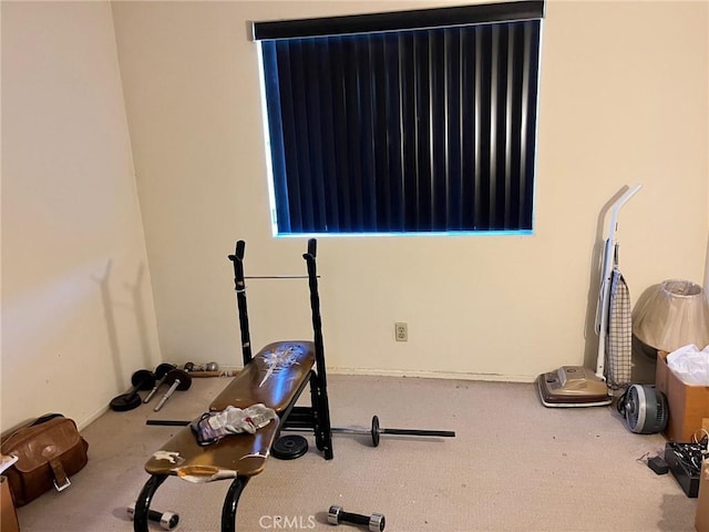 264 E Beverly Blvd Unit A, Montebello, CA 90640 - exercise area featuring carpet floors